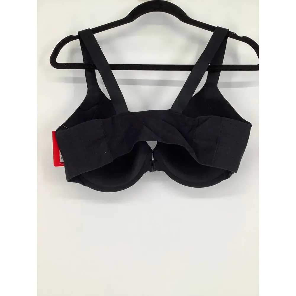 SPANX Sz 40D Black Bra-llelujah! Lightly Lined Full Coverage Bra Lingerie O16-15 - Picture 5 of 9
